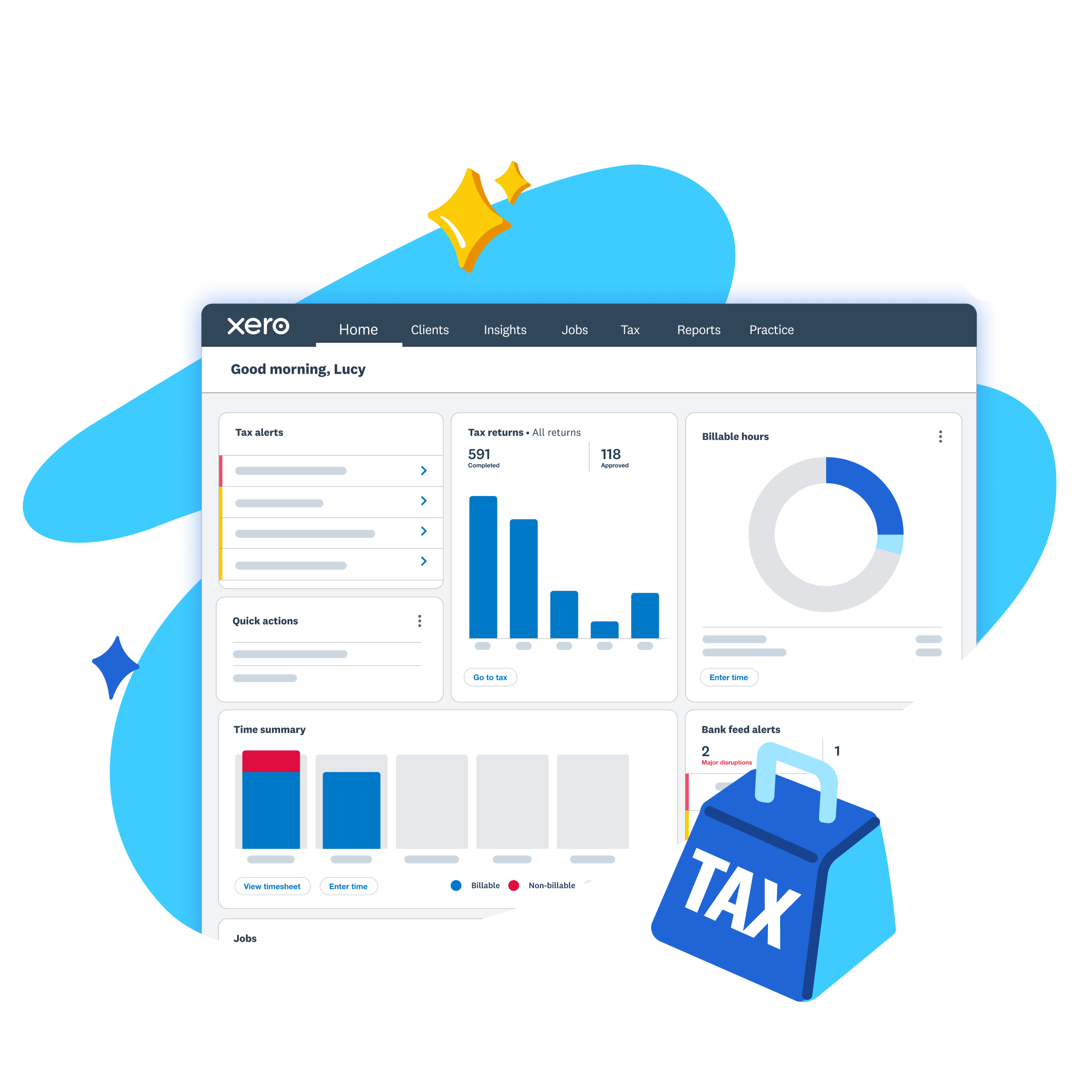 New Xero tax widgets