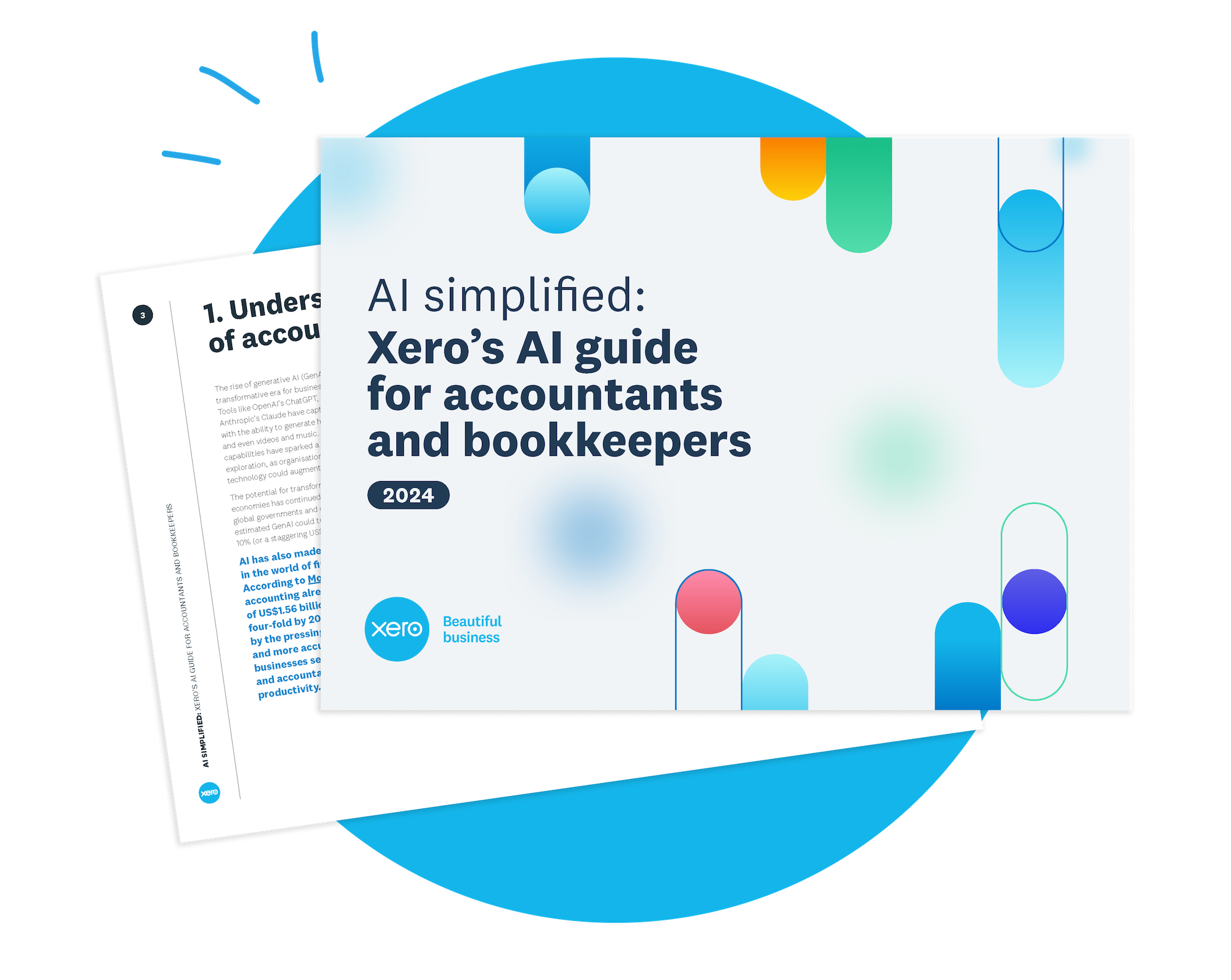 Cover of AI simplified: Xero’s AI guide for accountants and bookkeepers