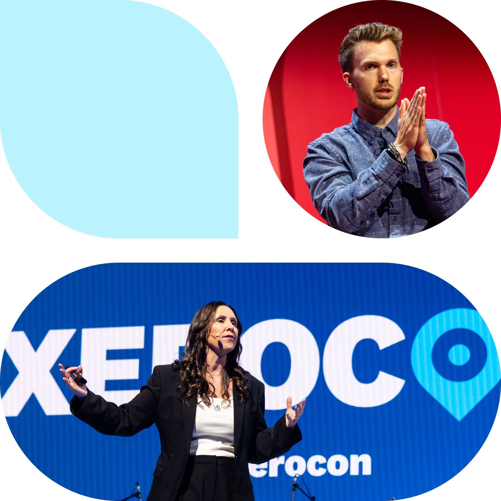 Xerocon presenters on stage
