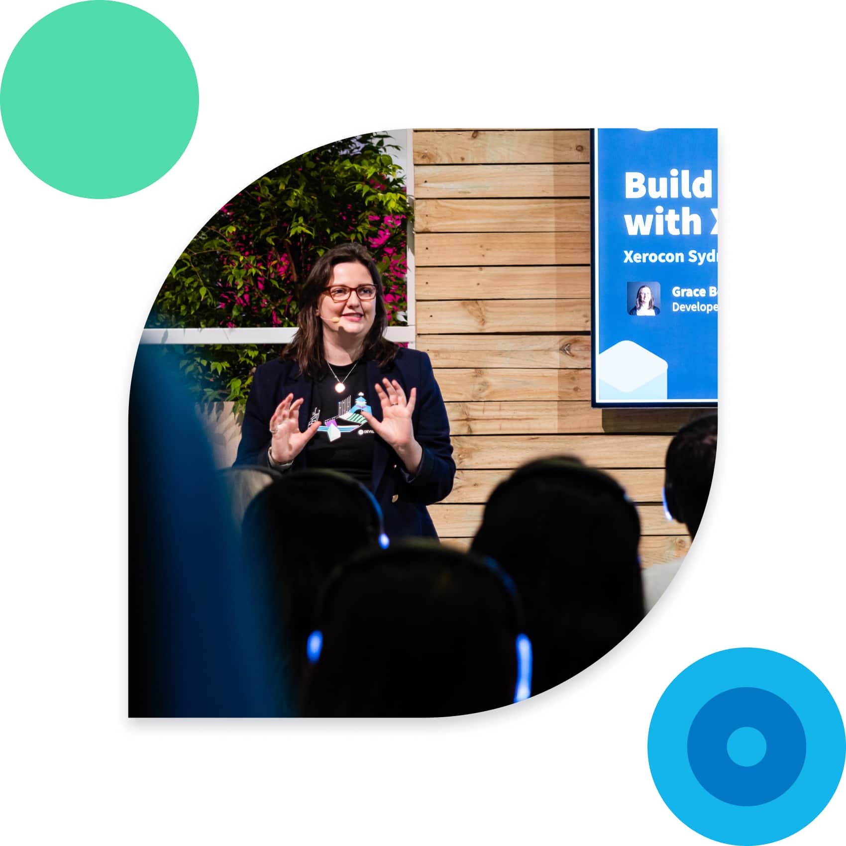 A person presenting at Xercon